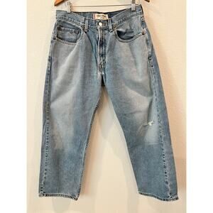 Levi's Mens 569 Loose Straight Light Wash Red Tag Denim Y2K Dad Jeans | Sz 32x30